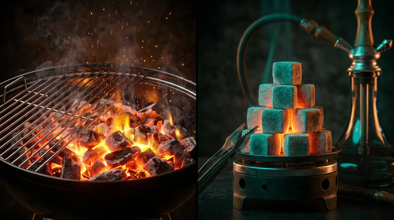 Carvão de Coco para BBQ vs Shisha: Qual a Diferença